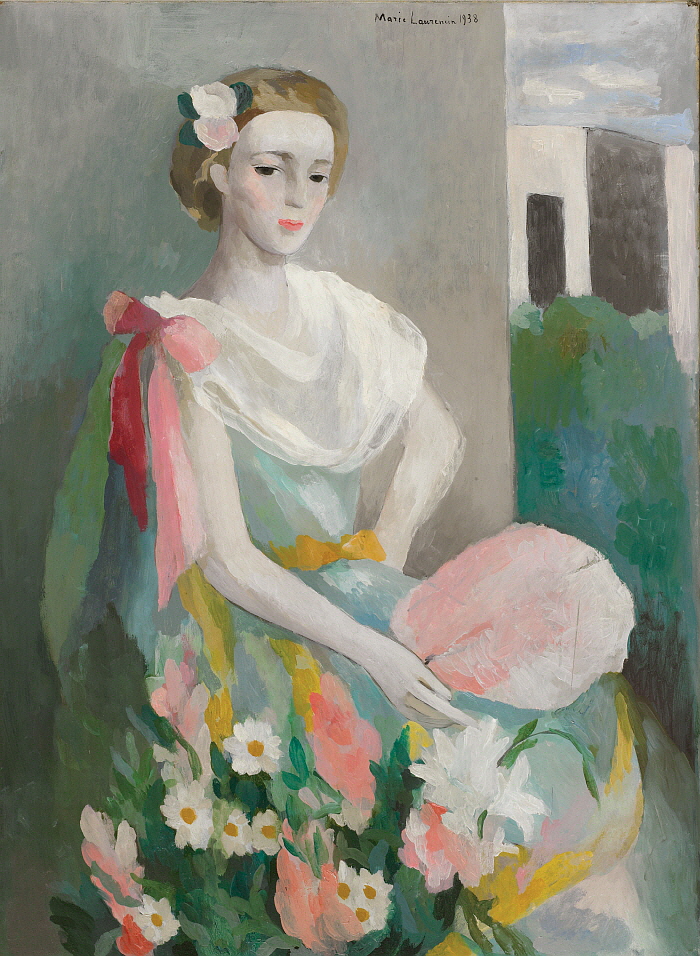 샤를 델마스 부인의 초상, 1938, 캔버스에 유채, 100x73, Musee Marie Laurencin.jpg