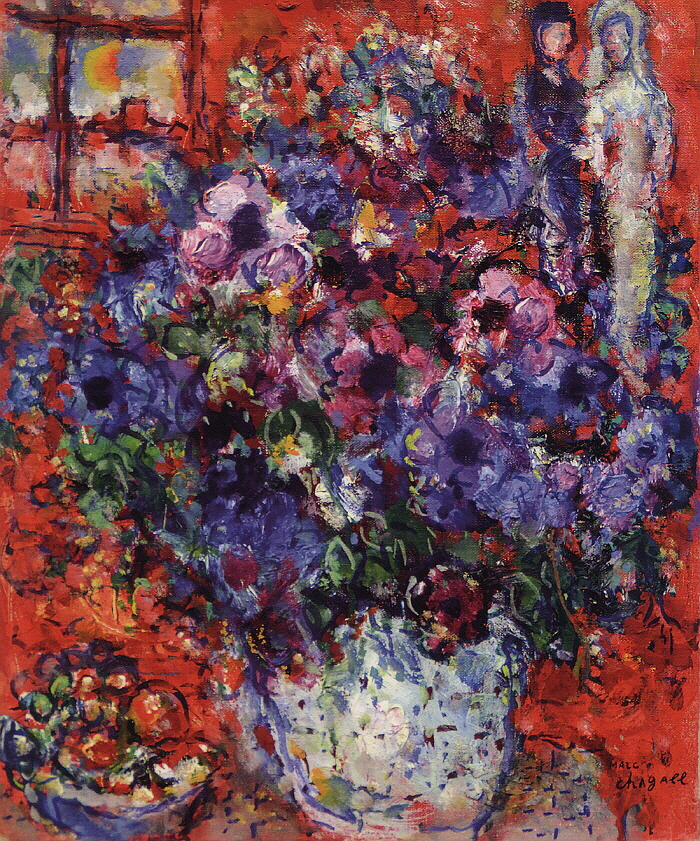 6]붉은 배경의 꽃다발 Bouquet of Flowers on Red Background.jpg