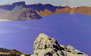 2041641040_K6EhIpjs_Baekdu_Mountain_Top.Korea.162.0x260.6cm_Oil_on_canvas.2011Year.jpg