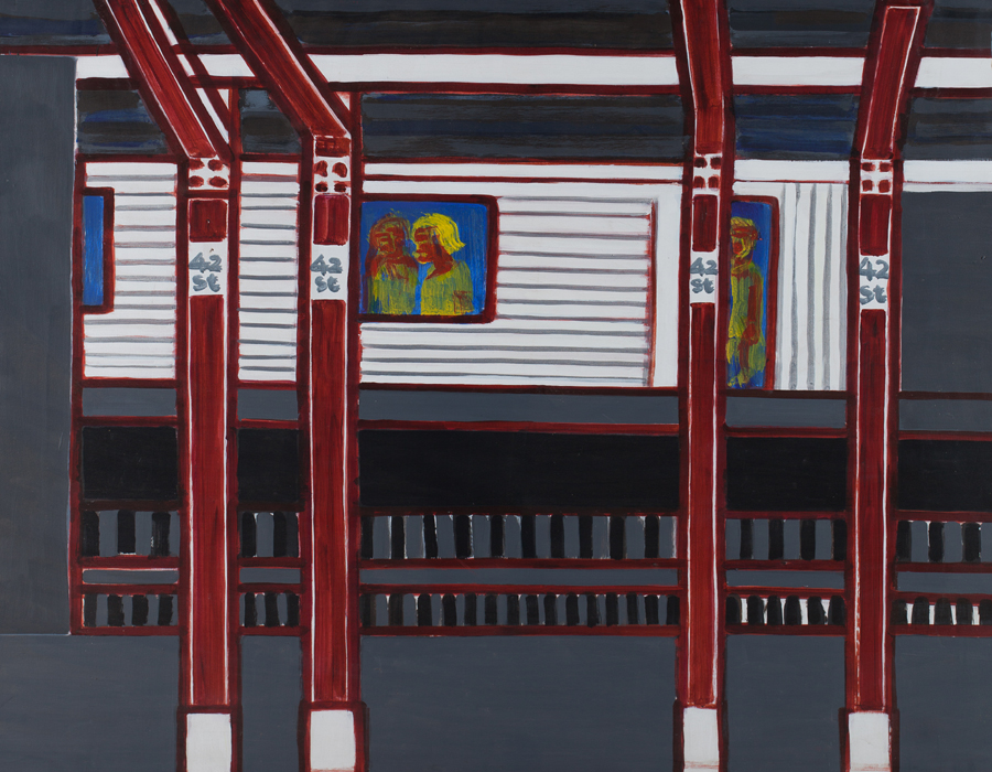 20150415_20,NY지하철,NY subway,133.7 x124.7cm,Acrylic on canvas,2015.jpg