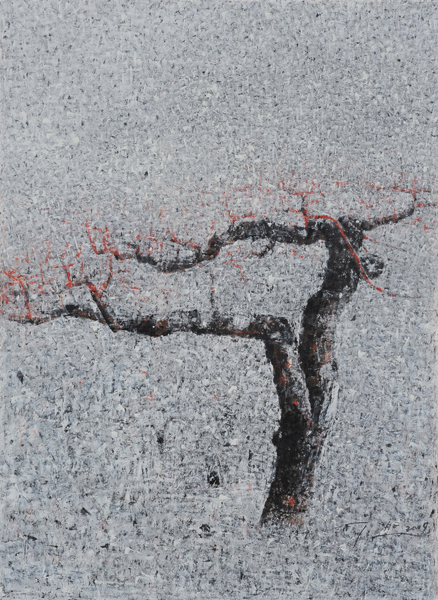 김창태, 陽地(양지), 67×91cm, 한지에 아크릴릭, 2015.jpg