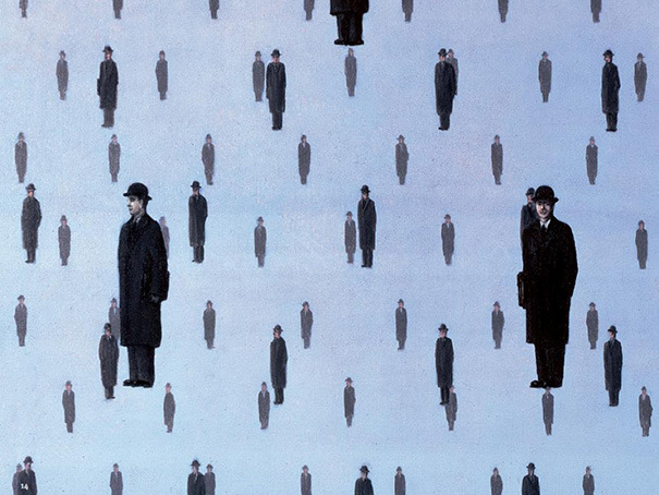 Rene Magritte “Golconda”.jpg