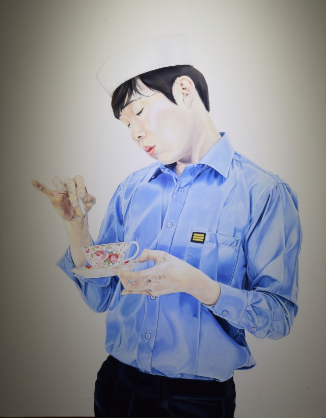 [야한전시] 작가-고성광, 고마담, oil on canvas, 116.8 x 91.0 cm, 2014.jpg
