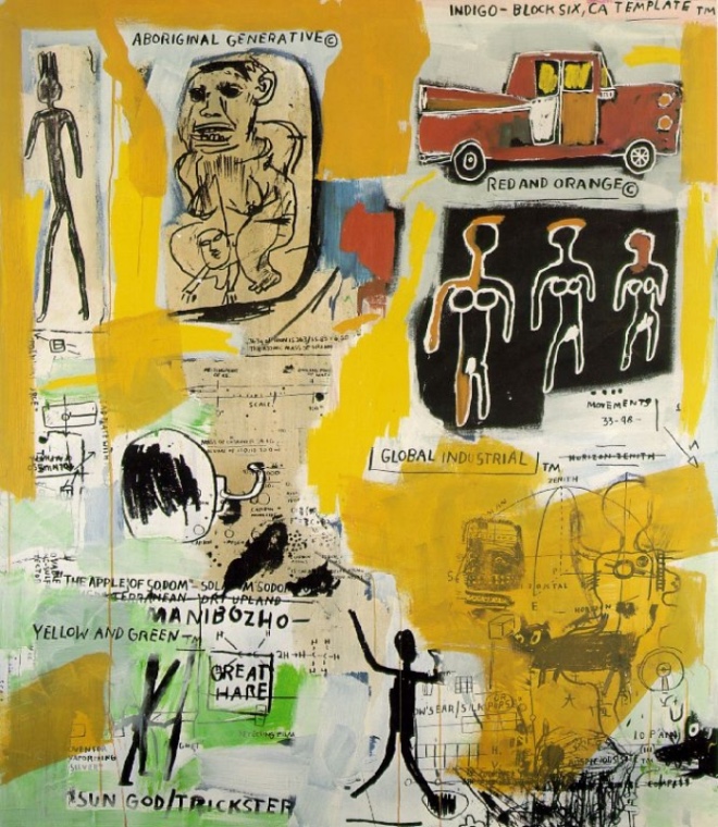 Basquiat Aboriginal, 1984, 223.5 x 195.6 cm, Estate of Jean-.jpg